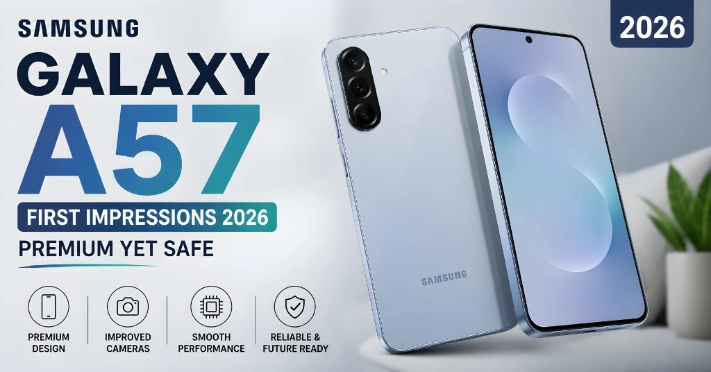 Samsung Galaxy A57 First Impressions 2026: Premium Yet Safe