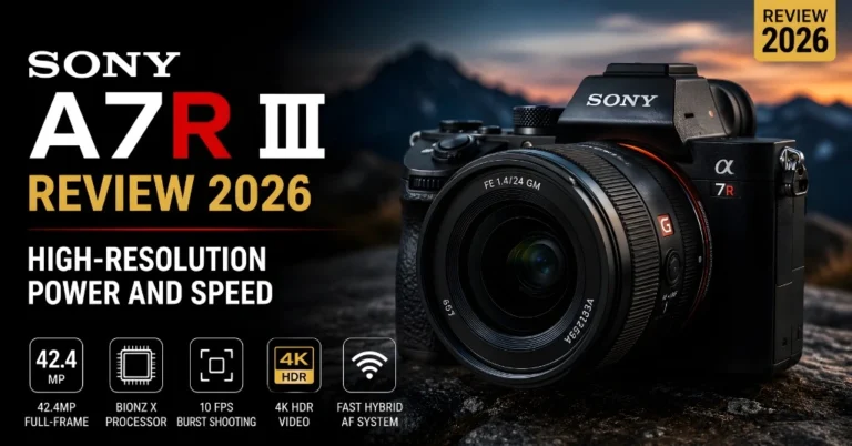 Sony A7R III Review 2026: High-Resolution Power and Speed