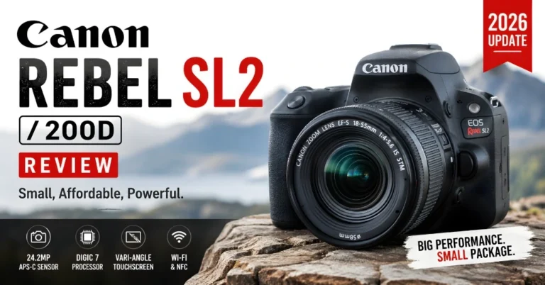 Canon Rebel SL2 / 200D Review: Small, Affordable 2026