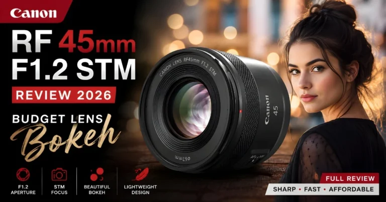 Canon RF 45mm F1.2 STM Review 2026: Budget Lens Bokeh