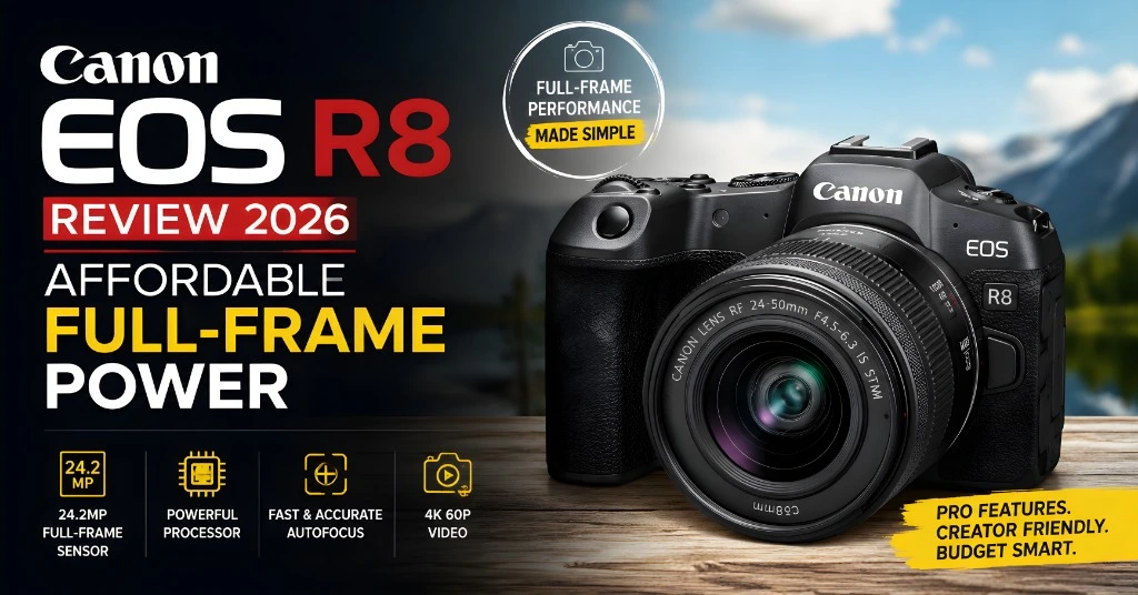 Canon EOS R8 Review 2026: Affordable Full-Frame Power