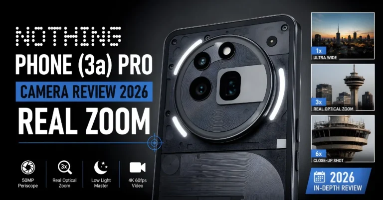 Nothing Phone (3a) Pro Camera Review 2026: Real Zoom