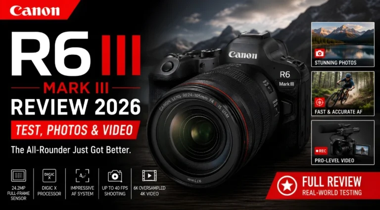 Canon R6 Mark III Review 2026: Test, Photos & Video
