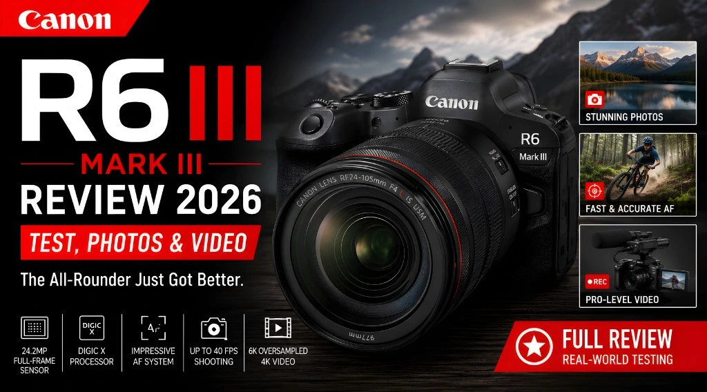 Canon R6 Mark III Review 2026: Test, Photos & Video