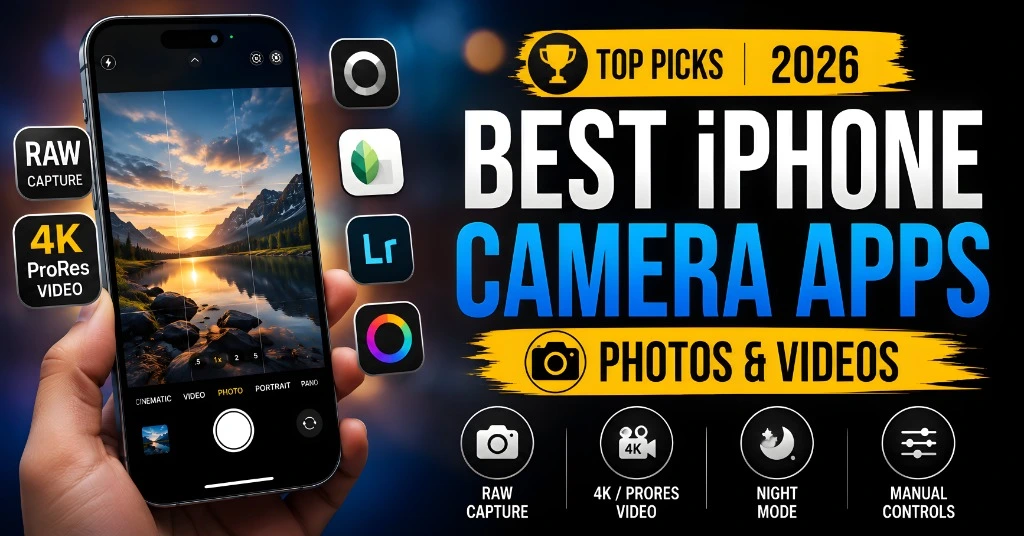 Best iPhone Camera Apps for Photos and Videos to Use in 2026