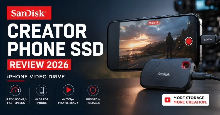 SanDisk Creator Phone SSD Review 2026: iPhone Video Drive