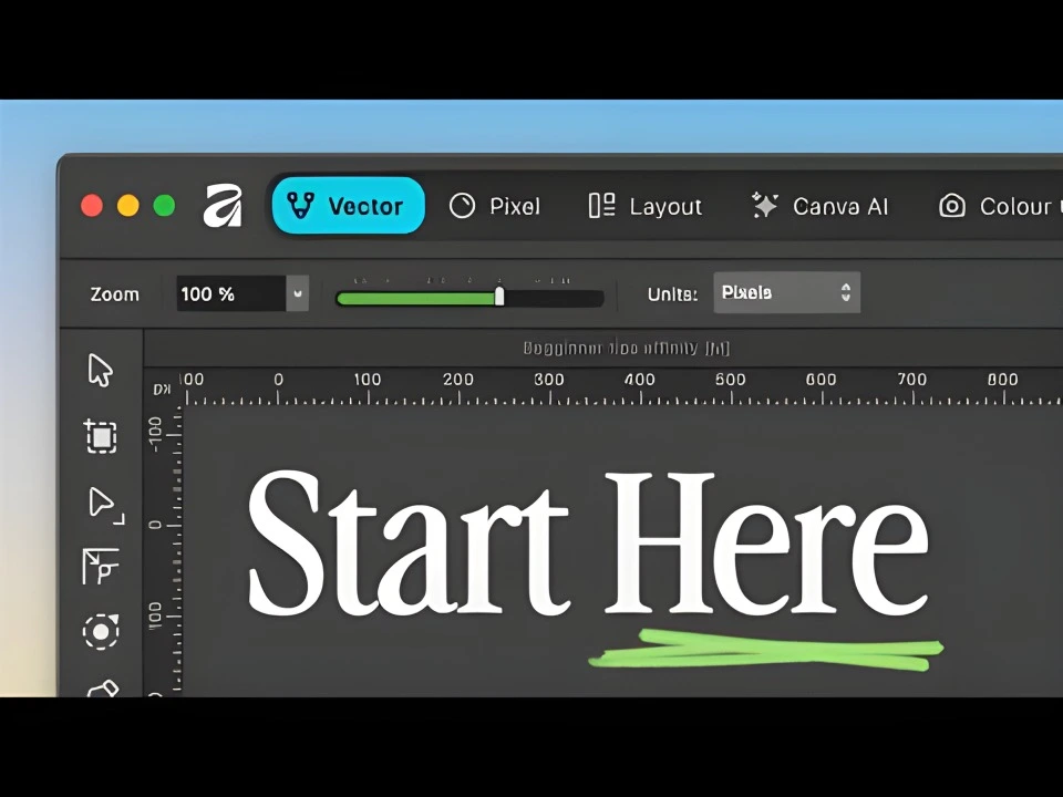 Start with the Pixel Section