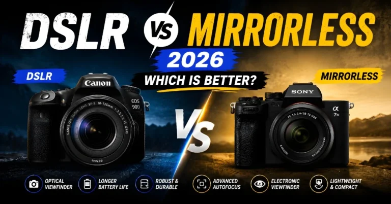 DSLR vs Mirrorless 2026: Which Camera Is Better?